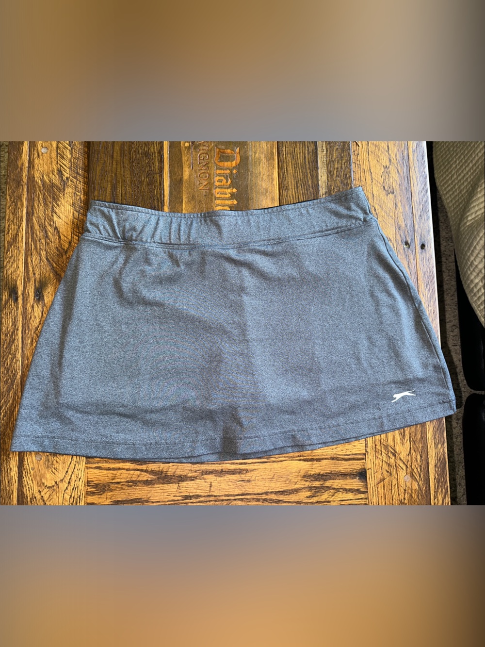 Slazenger Women's Charcoal Grey Athletic Skort